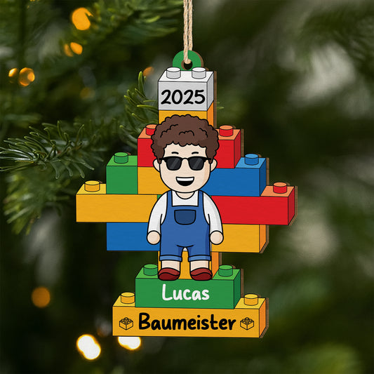 6765OGE1 3d druck effekt baumeister lego personalisierte 1 schicht holz ornamente weihnachten kinder 6765OTTQA