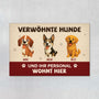 6789DGE1 verzogene hunde und ihr hauspersonal wohnen hier fussmatte personalisiert hund_ 6789D8V5C