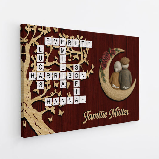6792CGE2 weihnachten fur familien leinwand kreuzwortratsel personalisiert 6792C3V5I