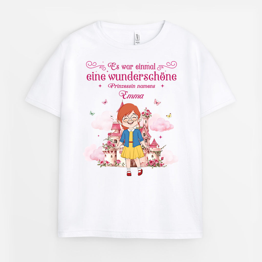 6916AGE2 es war einmal eine wunderschone prinzessin namens kinder t shirts personalisiert_ 6916AKRTK
