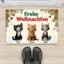 6923DGE1 frohe miau nachten weihnachts fussmatte katzen personalisiert 6923D86WD2