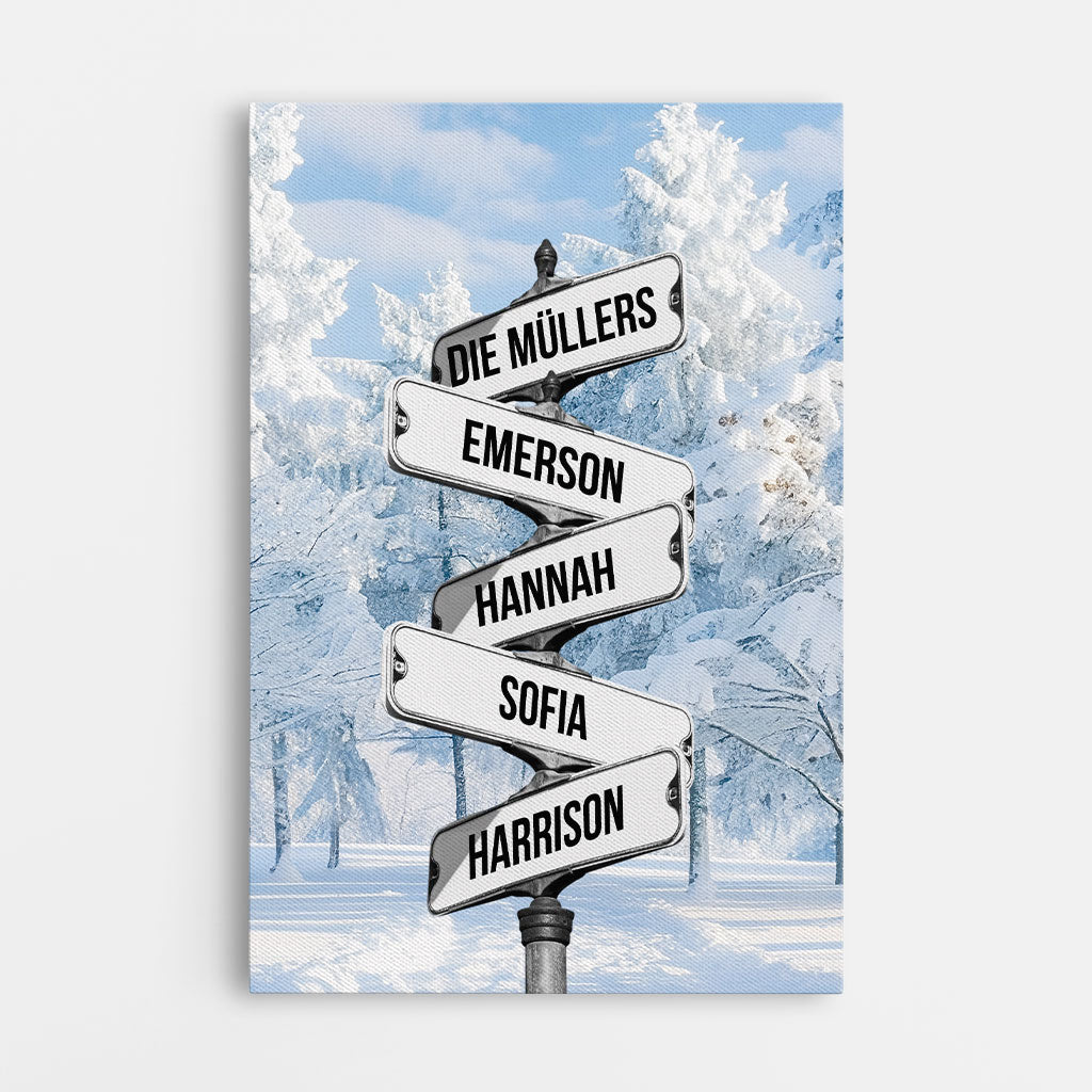 6925CGE1 namensschilder personalisierte leinwand familie_ weihnachten 6925C3VAI