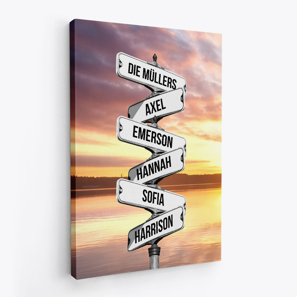 6925CGE2 namensschilder personalisierte leinwand familie_ weihnachten 6925C3VAI