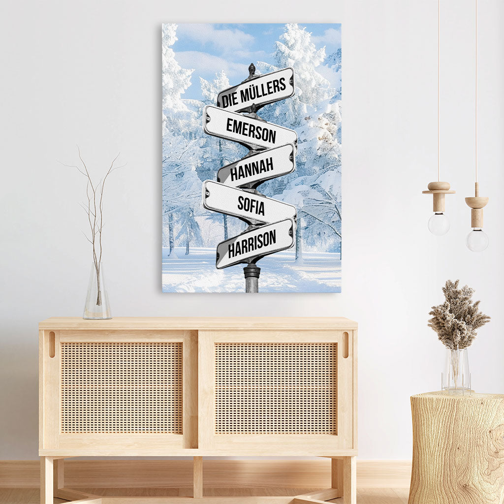 6925CGE3 namensschilder personalisierte leinwand familie_ weihnachten 6925C3VAI