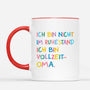 6938MGE2 ich bin nicht im ruhestand ich bin vollzeit oma opa oma tasse personalisiert 6938MTXNB