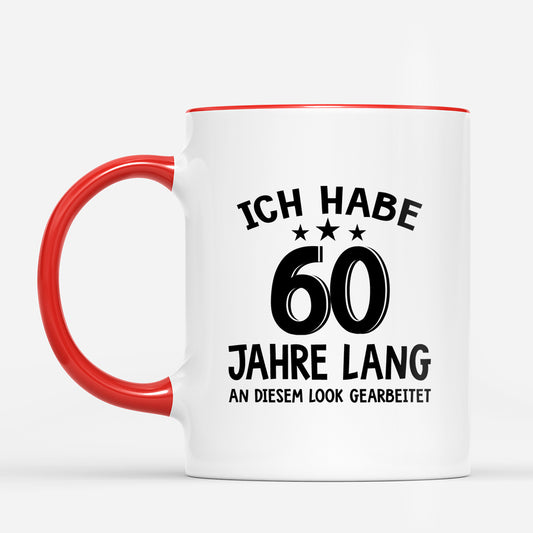 6960MGE2 ich habe 80 jahre lang an diesem look gearbeitet personalisierte tasse mit foto_ frauen manner 6960M3ZMB