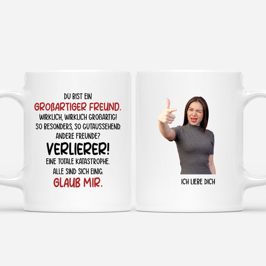 6970MGE1 du bist der beste freund so gutaussehend personalisierte tasse mit foto_ frauen manner 6970MKTCB_24945f34 d49e 4c47 9f57 34489275b41f