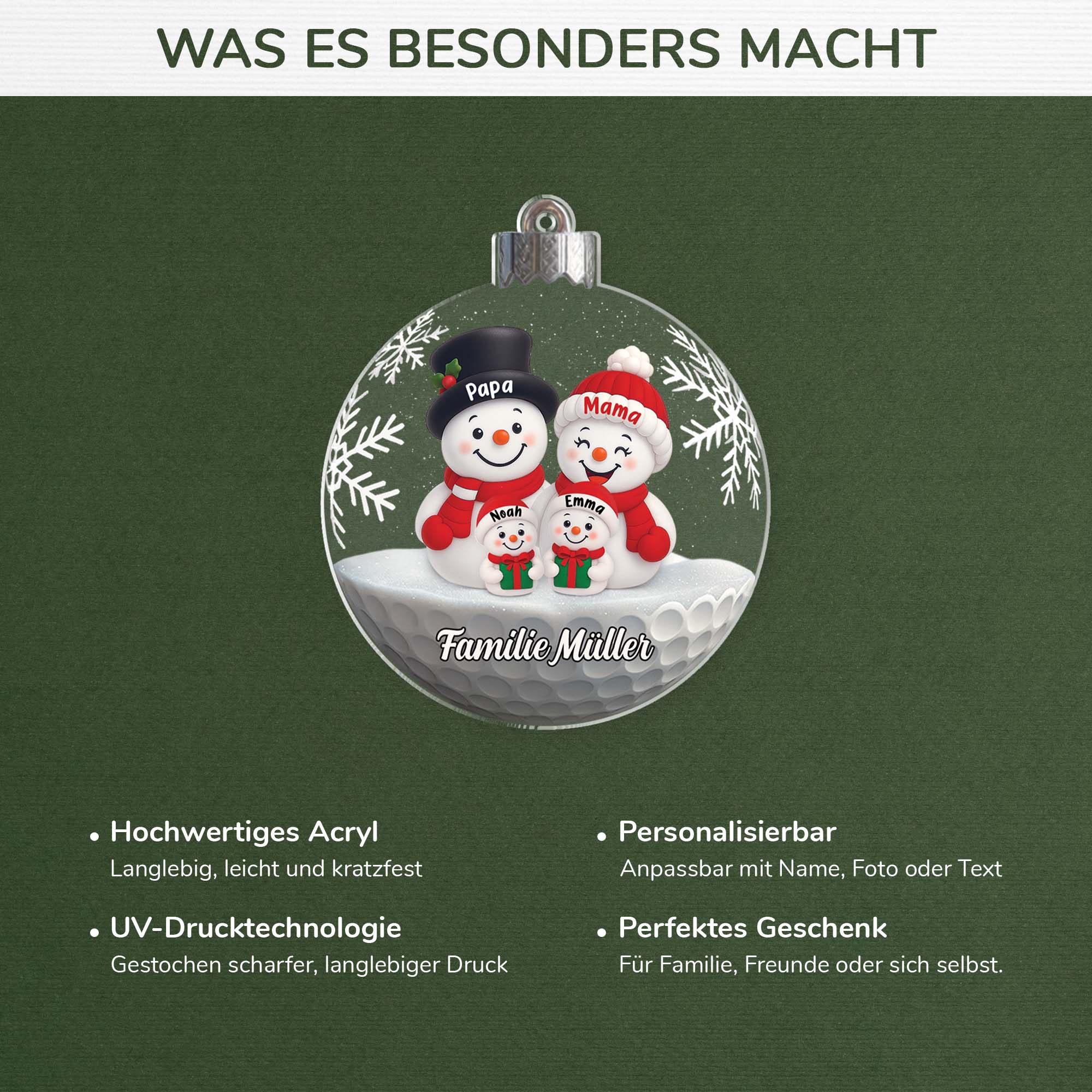 6991OGE4 schneemann familie acryl weihnachtsschmuck personalisiert_ 6991OKZ5I