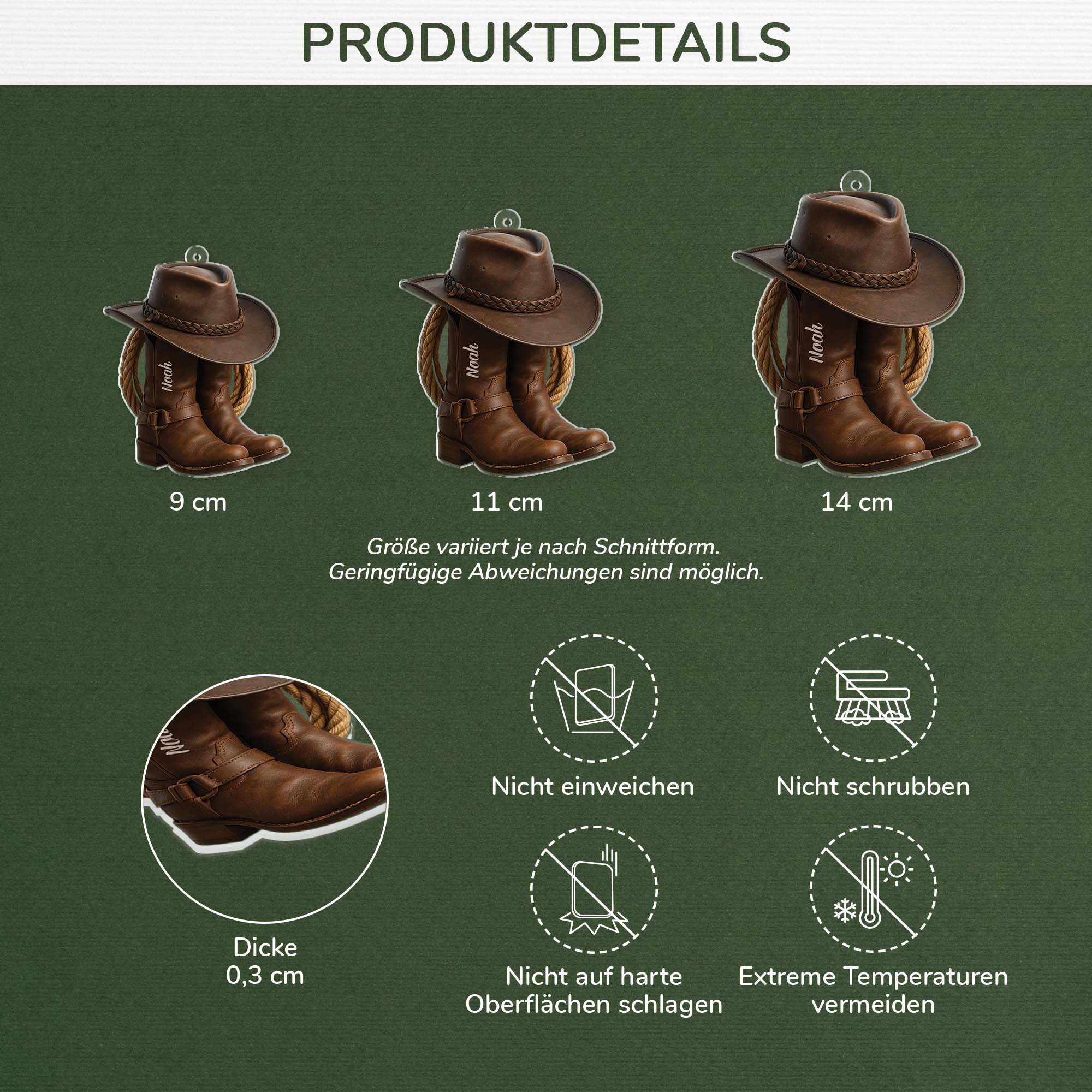 7002OGE3 cowboystiefel acryl weihnachtsschmuck personalisiert_ pferd frauen manner 7002O6L5U