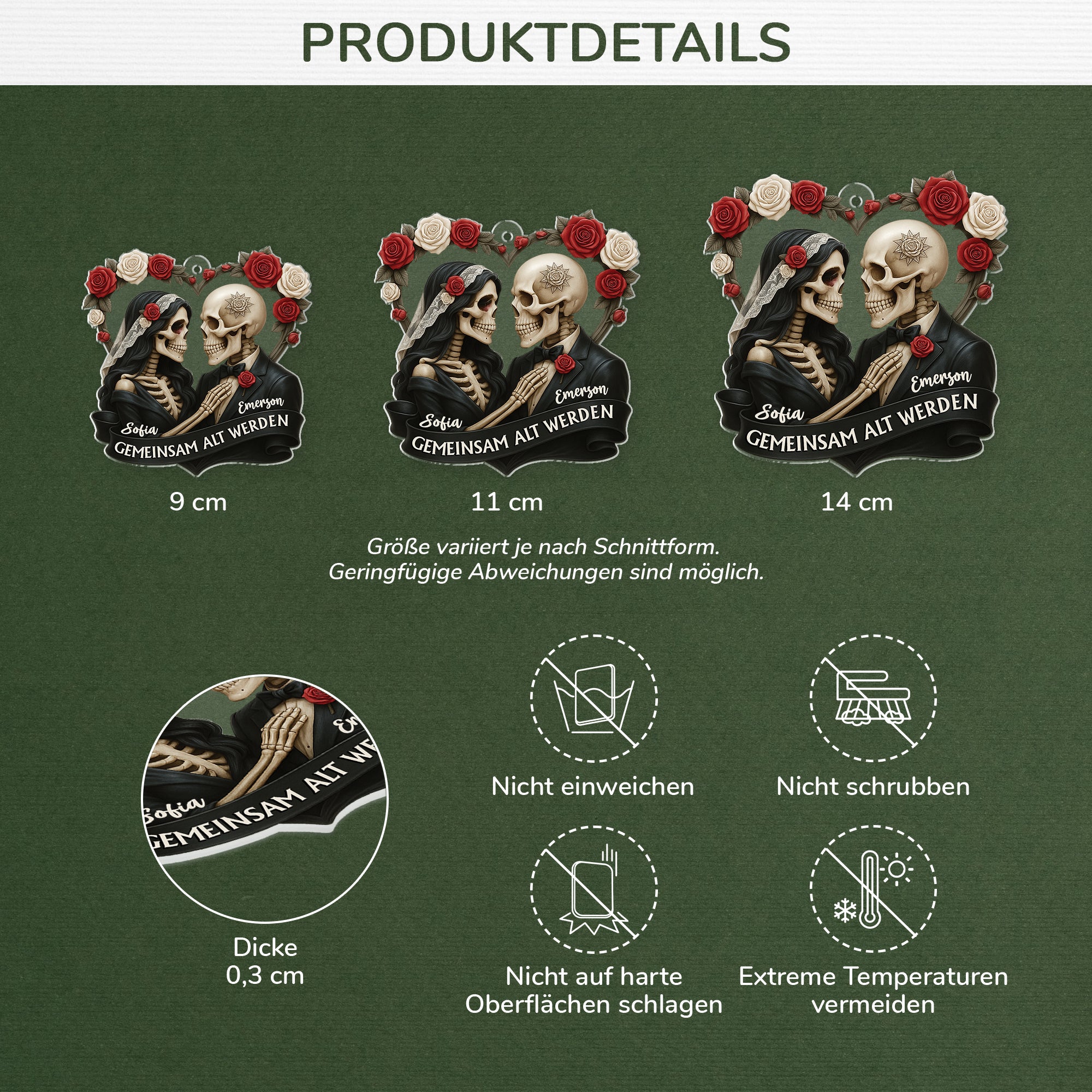 7027OGE1 3d druck effekt gemeinsam alt werden seit acryl weihnachtsschmuck personalisiert paare skelett 7027O3L5G_3