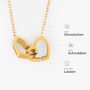 7039JGE4 verbundene herzen personalisierte halskette damen_ manner 7039J0V5A