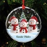 7092OGE1 familie schneemann schneelandschaft glas weihnachtsschmuck personalisiert 7092OKL5I