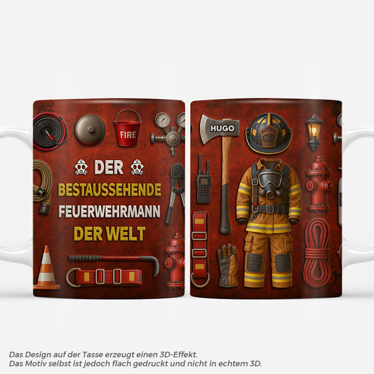 7095MGE1 3d druck effekt der bestaussehende feuerwehrmann der welt personalisierte tasse 7095M8TMB_dbd3deec 7a26 4bbd a178 c6f5947d3b9c