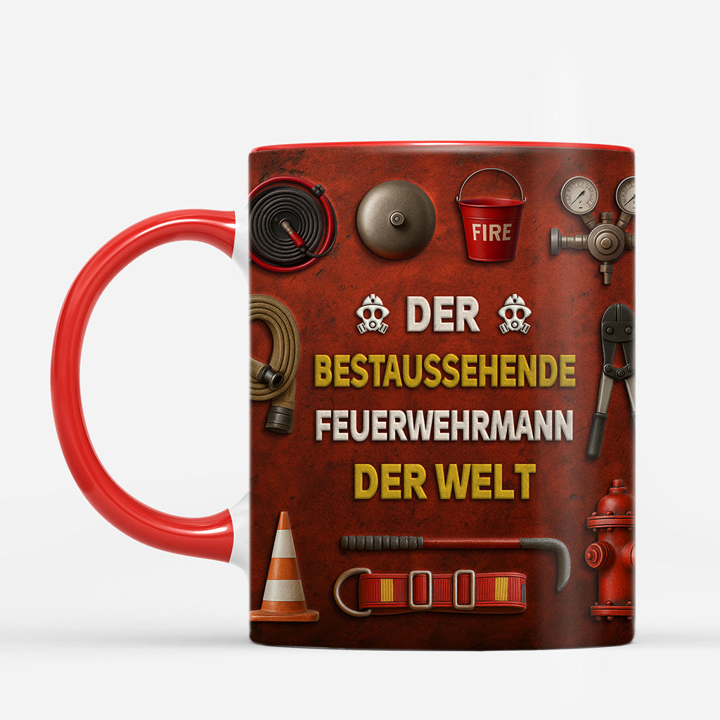 7095MGE2 3d druck effekt der bestaussehende feuerwehrmann der welt personalisierte tasse 7095M8TMB_f851d848 2e3a 4fc4 92b9 87a1005ee007