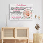 7098CGE3 liebe mama und lieber papa personalisierte leinwand baby foto 7098C8VAK