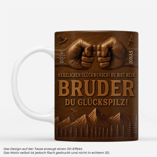 7121MGE1 herzlichen gluckwunsch du bist mein personalisierte tasse schwester bruder papa mama freunde 7121M8VME_58b444e6 d30b 449f b4be 0e4f13b11a99