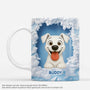 7149MGE1 3d druck effekt hund cartoon eisdecke personalisierte tasse hund_ 7149M8MZD