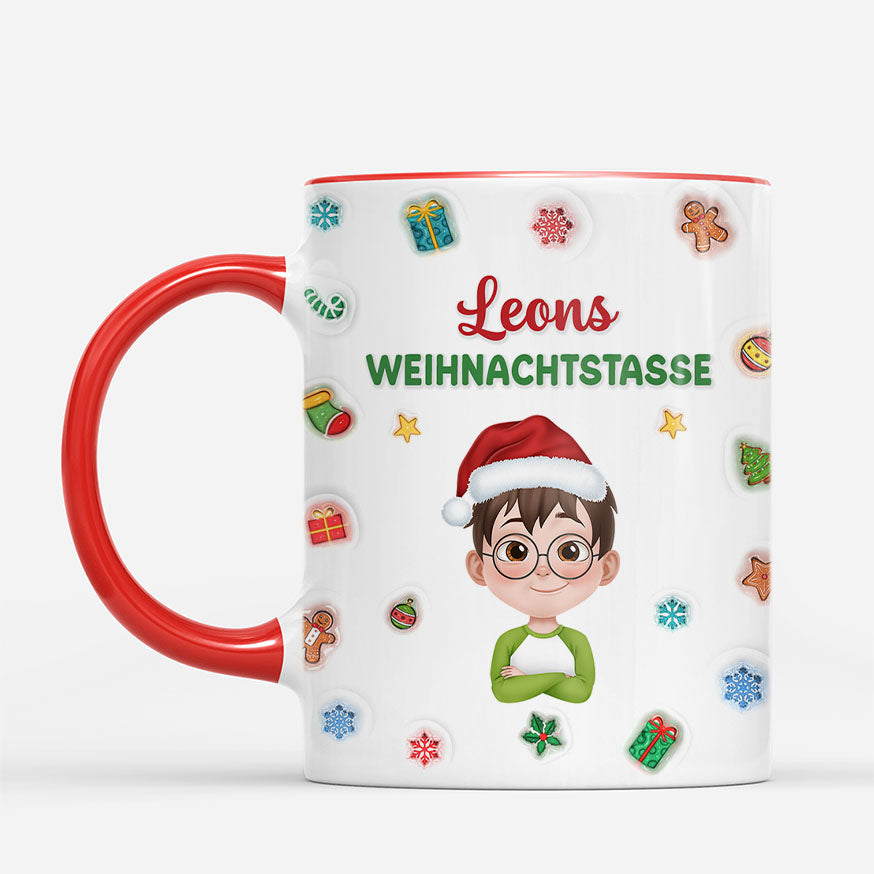 7186MGE2 3d druck effekt weihnachtstasse personalisierte tasse mit foto fur frauen manner 7186MKQ5A