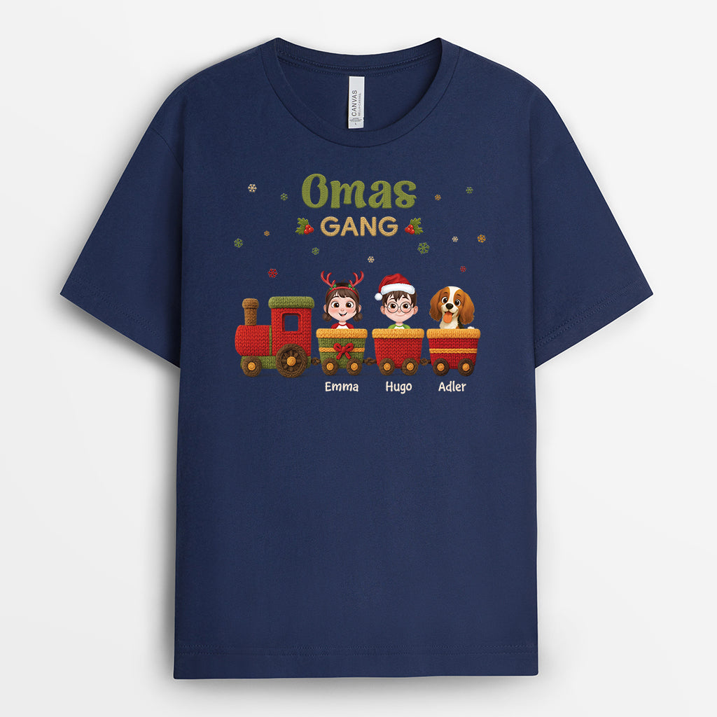 7193AGE2 opas gang opa oma t shirt personalisiert weihnachten eisenbahn 7193A6KZB