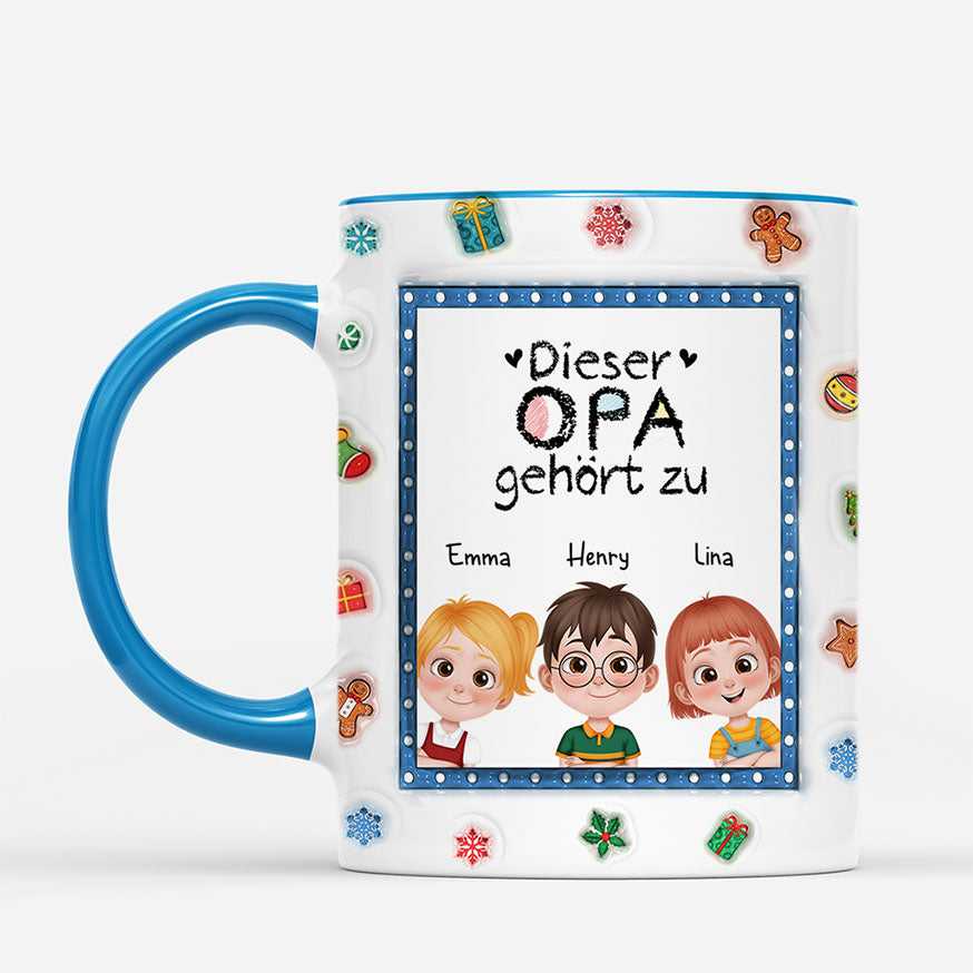 7227MGE2 3d druck effekt diese oma gehort zu cartoon opa und oma weihnachtstasse personalisiert 7227MKV5A