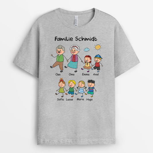 7254AGE2 familie strichmannchen weisses t shirt familie personalisieren_ 7254A3V5I