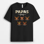 7263AGE1 papas gang rentier weltkarte papa mama t shirt personalisiert weihnachten 7263A3Z5B