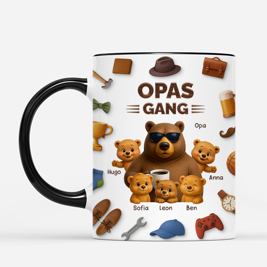 7304MGE2 3d druck effekt papas gang opa papa tasse personalisieren bar 7304M6VZB