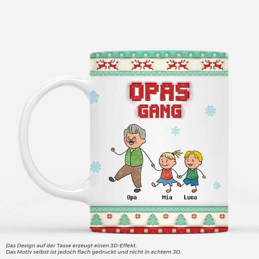 7306MGE1 omas gang personalisierte weihnachtstasse_ opa oma 7306M6PAB