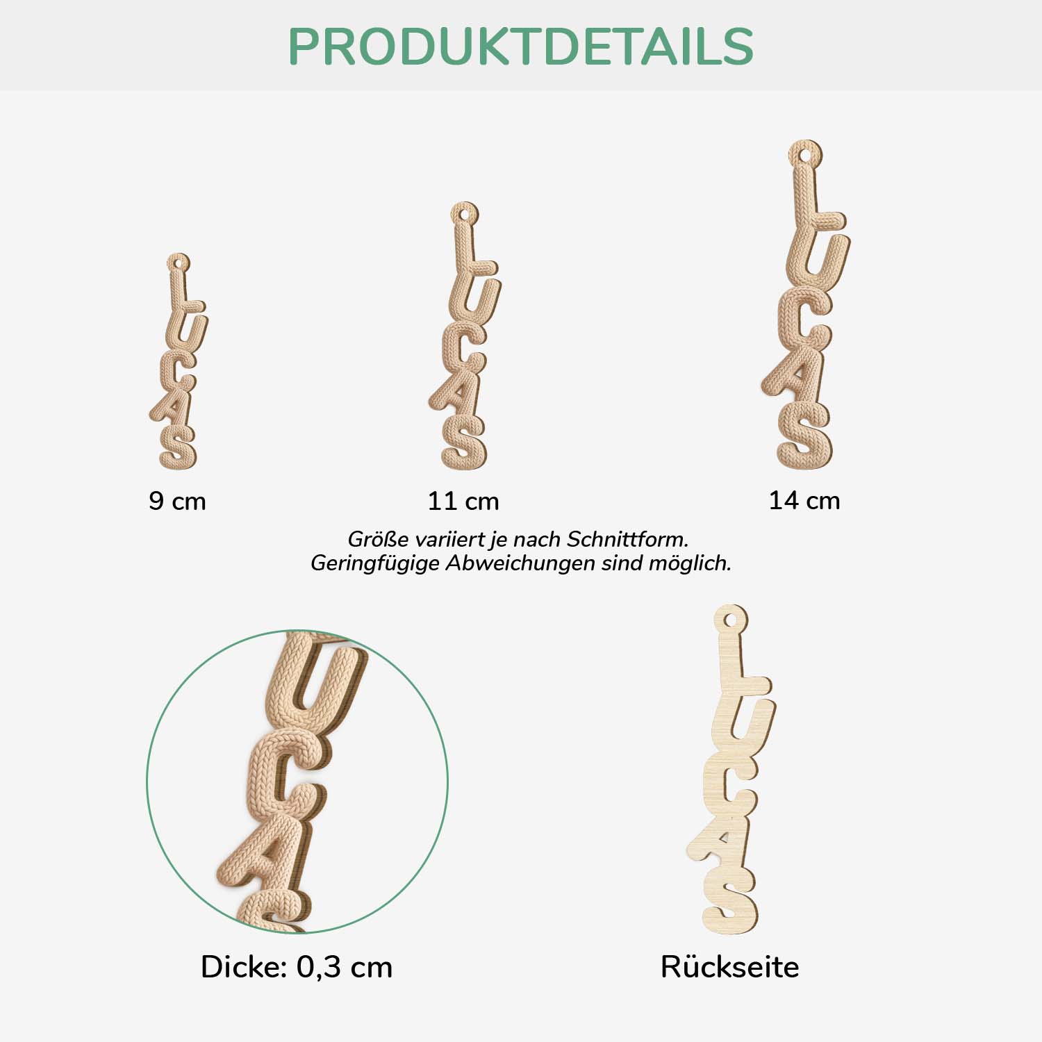 7319OGE1 3d druck effekt buchstaben_ hakeln personalisierte 1 schicht holz ornamente weihnachten mit namen 7319OT5LA