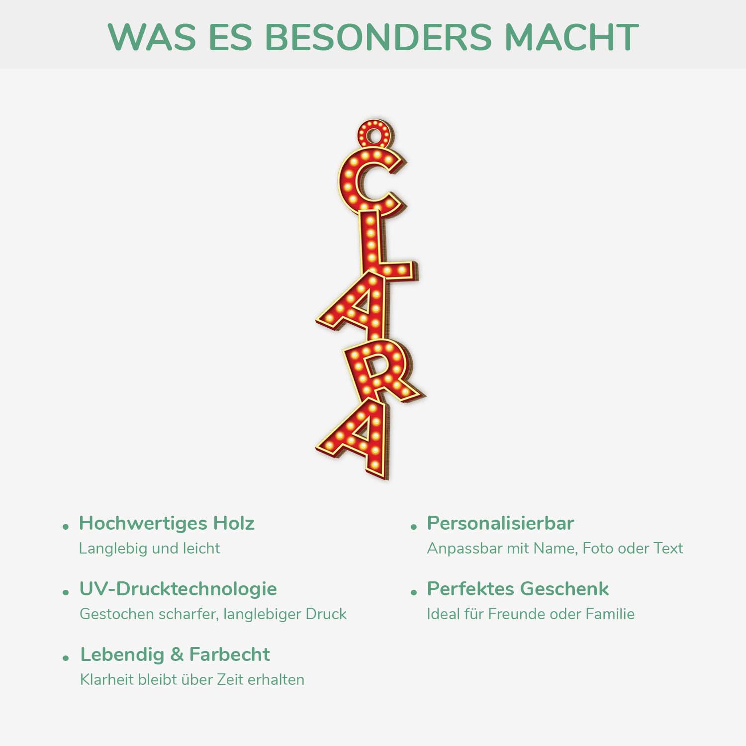 7324OGE3 3d druck effekt broadway alphabet_ personalisierte 1 schicht holz ornamente weihnachten mit namen 7324OTM5A