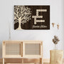 7329CGE3 die familie baum personalisierte kreuzwortratsel leinwand 7329C8V5I