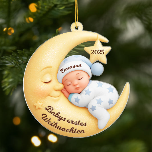 7330OGE1 mein erstes weihnachten personalisiert_er weihnachtsschmuck acryl kinder 7330O3Q5K
