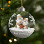 7331OGE1 3d druck effekt frohe weihnachten rosa schneemann personalisiert_er weihnachtsschmuck acryl opa oma 7331O8T5A