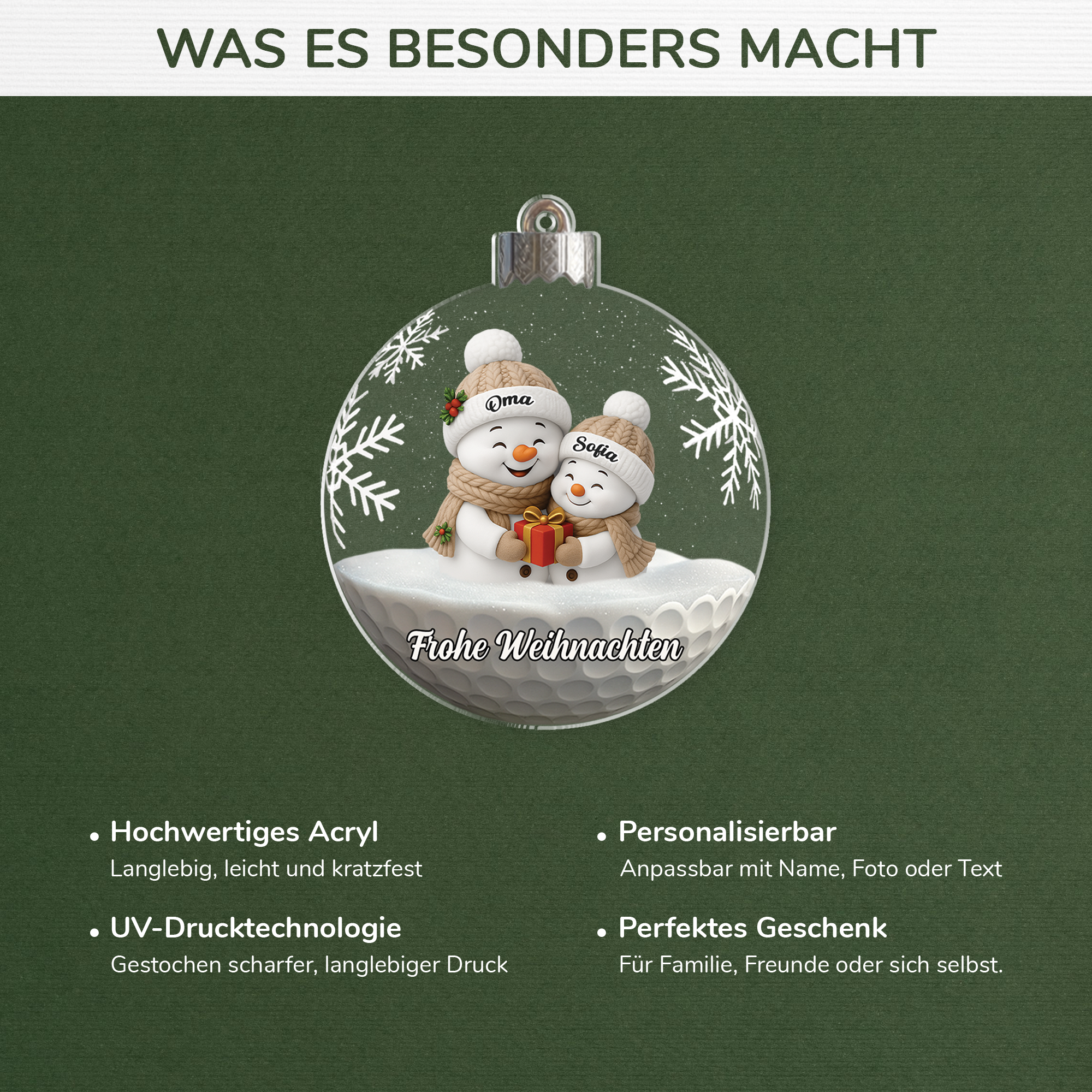 7331OGE4 3d druck effekt frohe weihnachten rosa schneemann personalisiert_er weihnachtsschmuck acryl opa oma 7331O8T5A