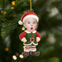 7352OGE1 weihnachtself acryl weihnachtsschmuck personalisiert baby mit gesicht 7352OTV5K