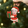 7352OGE2 weihnachtself acryl weihnachtsschmuck personalisiert baby mit gesicht 7352OTV5K