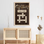 7357CGE3 familie leinwand kreuzwortratsel personalisiert 7357CKVNI