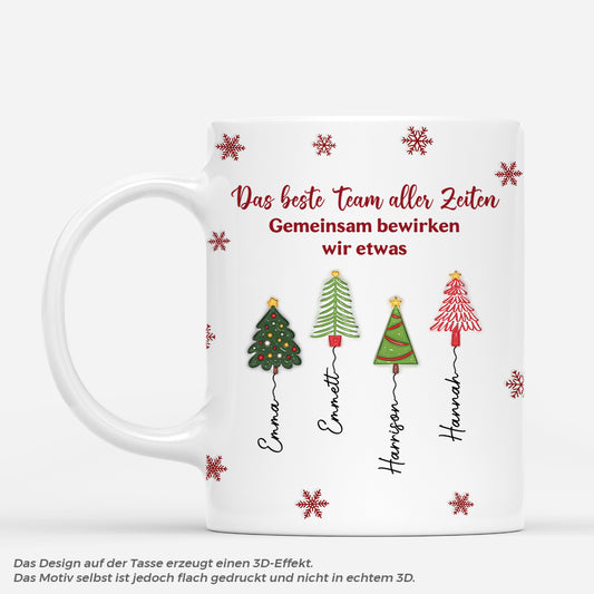 7358MGE1 3d druck effekt dasbesteteamallerzeiten personalisierte weihnachtstasse_ kollegen 7358MKQNO