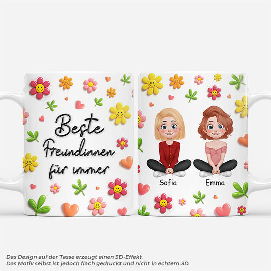 7398MGE1 3d druck effekt beste freundinnen fur immer bruder schwester beste freunde tasse personalisiert 7398M8LTF_1