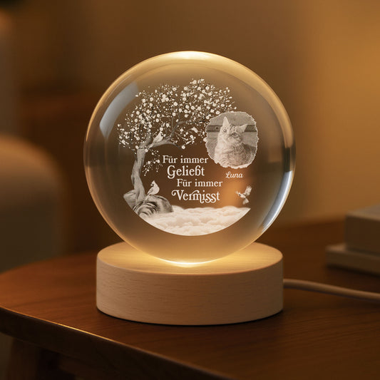 7407LGE2 fur immer geliebt fur immer vermisst kristallkugel personalisiert_ foto katze hund zur erinnerung 7407L3TAC