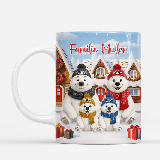 7417MGE1 eisbar familie personalisierte tasse familie 7417M3PZI