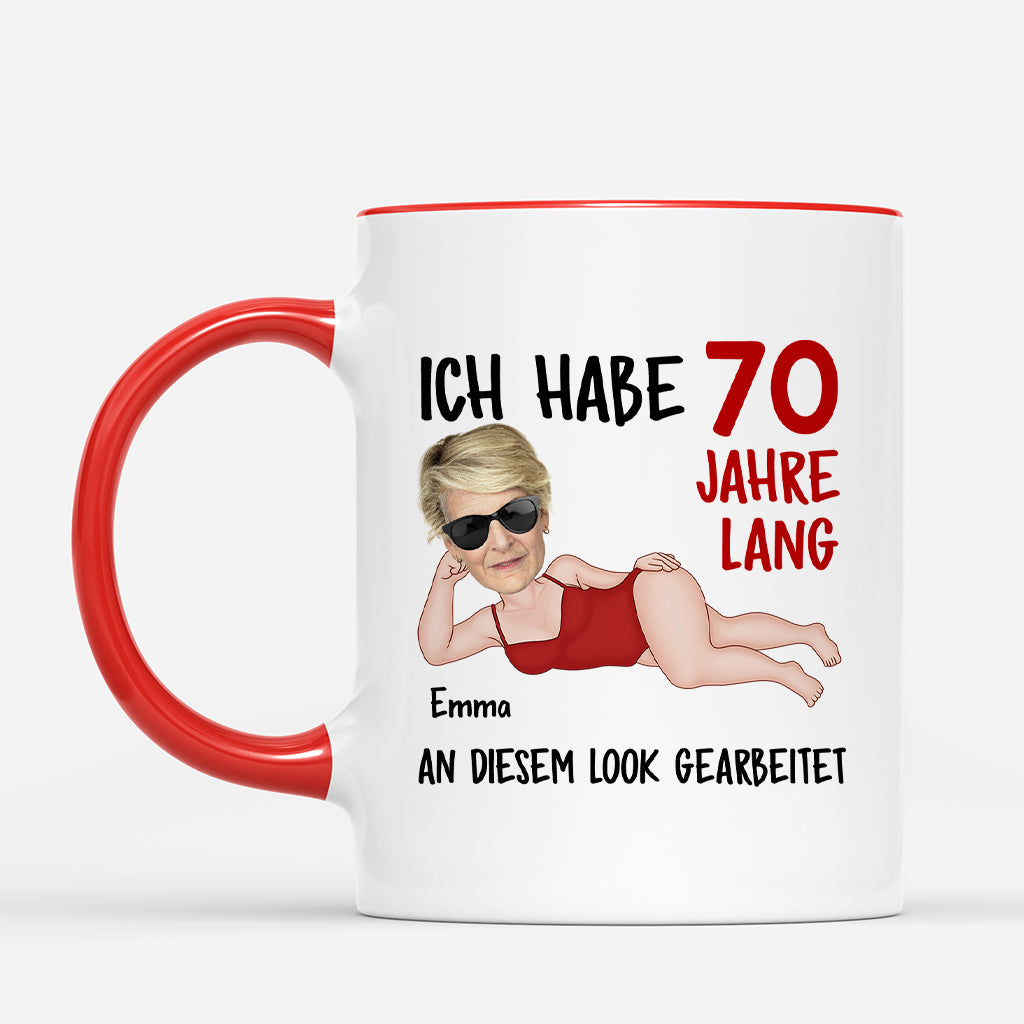 7431MGE2 ich habe 80 jahre lang an diesem look gearbeitet personalisierte tasse mit gesicht frauen manner 7431M_0eddf516 a514 4bba a1b9 1edbfb175478
