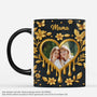 7490MGE1 3d druck effekt grosses herz blumen blatter mama oma tasse personalisiert foto 7490M