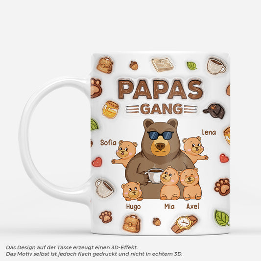 7519MGE1 3d druck effekt opas gang bar opa papa tasse personalisieren 7519M3QZB