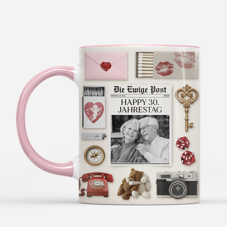 7546MGE2 3d druck effekt die ewige post happy jahrestag personalisierte tasse mit foto_ paar 7546MTLZG