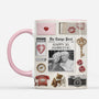 7546MGE2 3d druck effekt die ewige post happy jahrestag personalisierte tasse mit foto_ paar 7546MTLZG