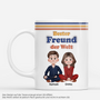 7548MGE1 bester freund bester ehemann beste freundin beste ehefrau der welt paar tassen personalisiert 7548M8RAB