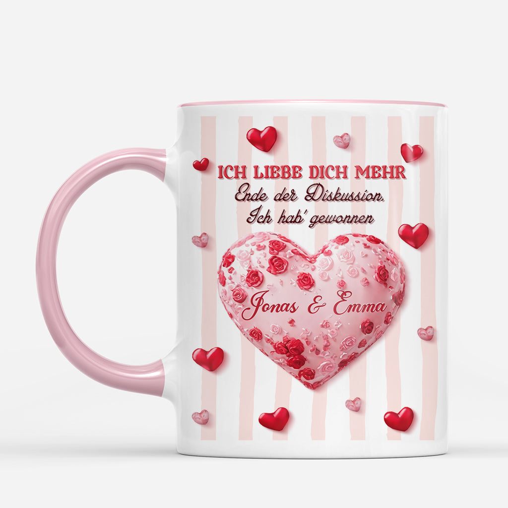 7563MGE2 3d druck effekt ich liebe dich mehr ende der diskussion ich hab gewonnen paar tassen personalisiert 7563M