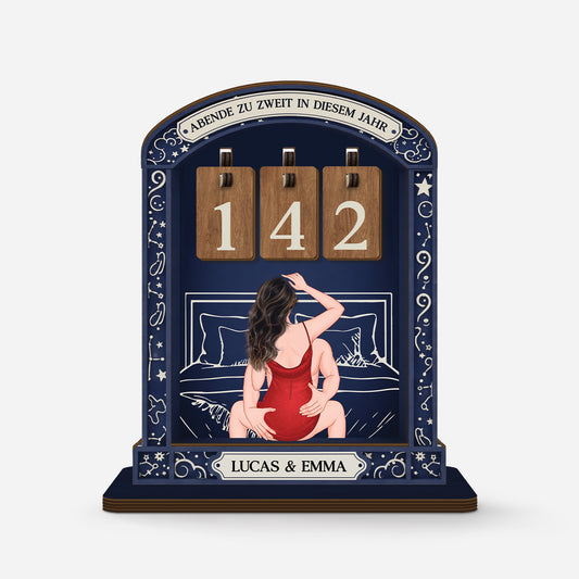 7592QGE1 abende zu zweit in diesem jahr tageszahler kalender personalisiert paar 7592Q6VZG