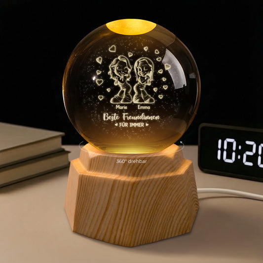 7611LGE1 beste freundinnen fur immer 3d kristallkugel personalisiert_ beste freundin schwester 7611L3VZF_1